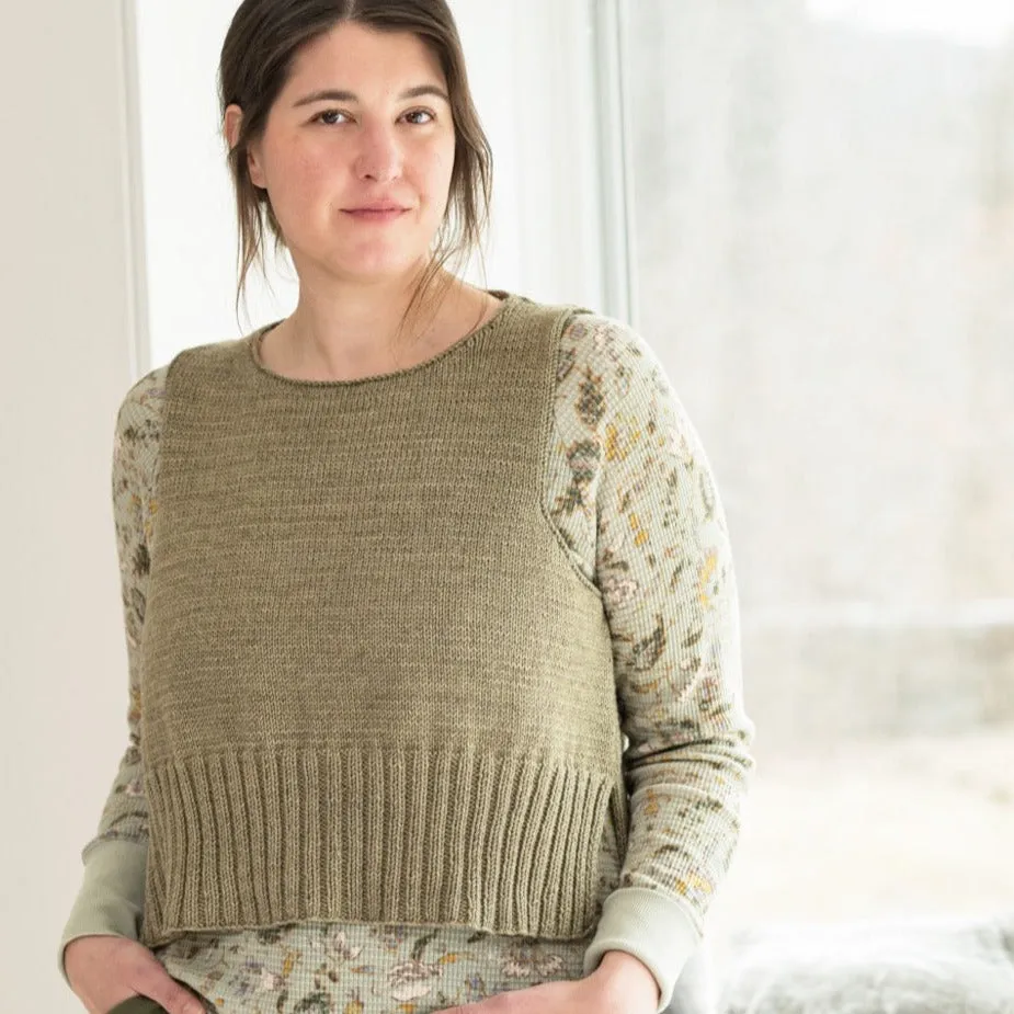 Madelinetosh Reset Slipover Strickanleitung PDF XS-4X