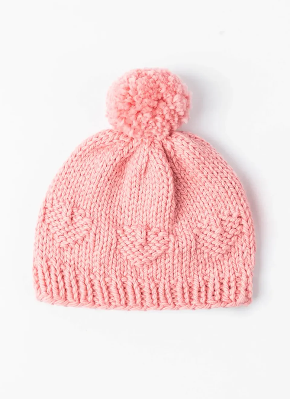 Blue Sky Fibers Helena Heart Hat Strickanleitung Baby