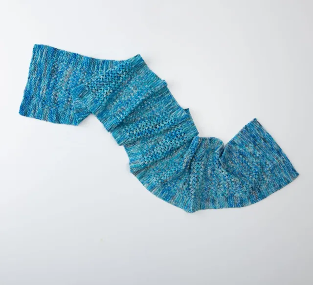 Madelinetosh Snowmelt Scarf Anleitung PDF DK Lace