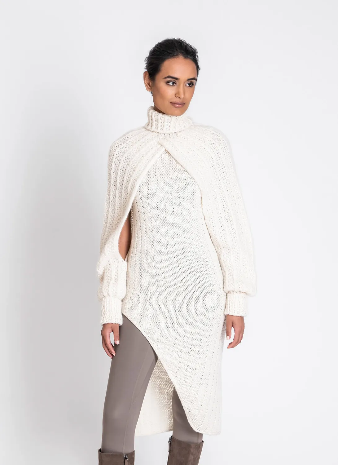 Blue Sky Fibers Vega Shrug & Tunic Strickanleitung Set