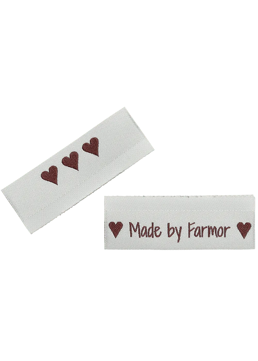 Go Handmade Weblabel Made by Farmor Hellblau 10 Stk.