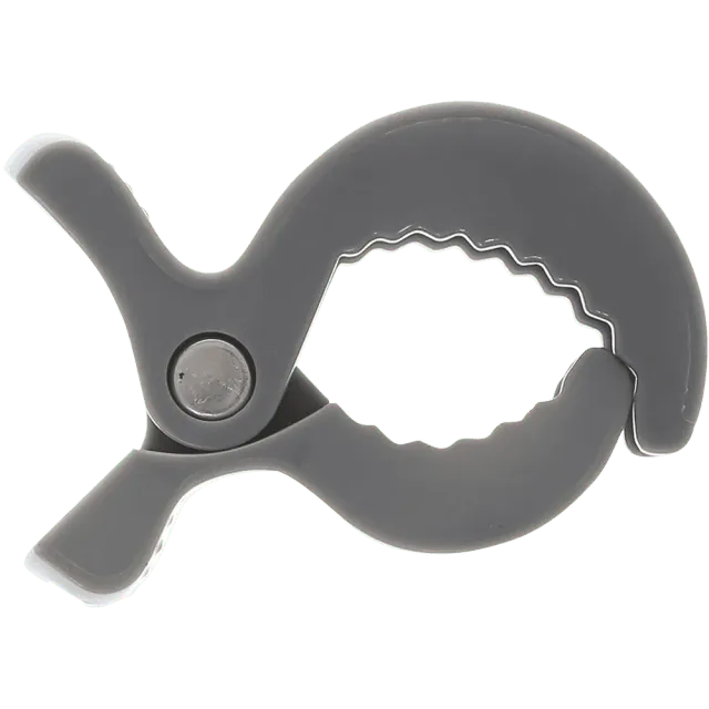 Go Handmade Fisch Clip grau Schnullerclip ABS