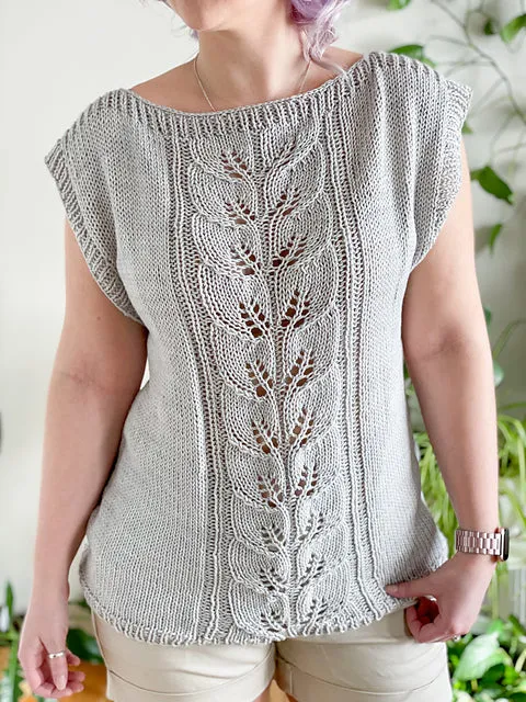 Madelinetosh Botanical Tee Strickanleitung PDF DK Sommer