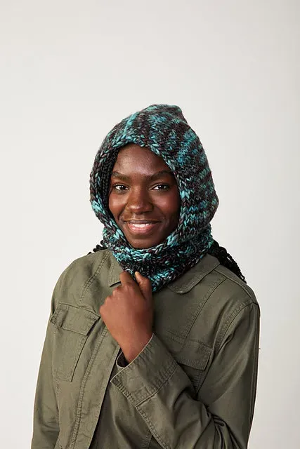 Madelinetosh No Chill Hood Biggie Strickkit 2 Stränge Kapuze