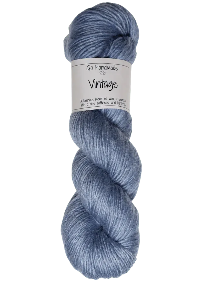 Go Handmade Vintage Hank Wolle 100g 240m Wollmischung