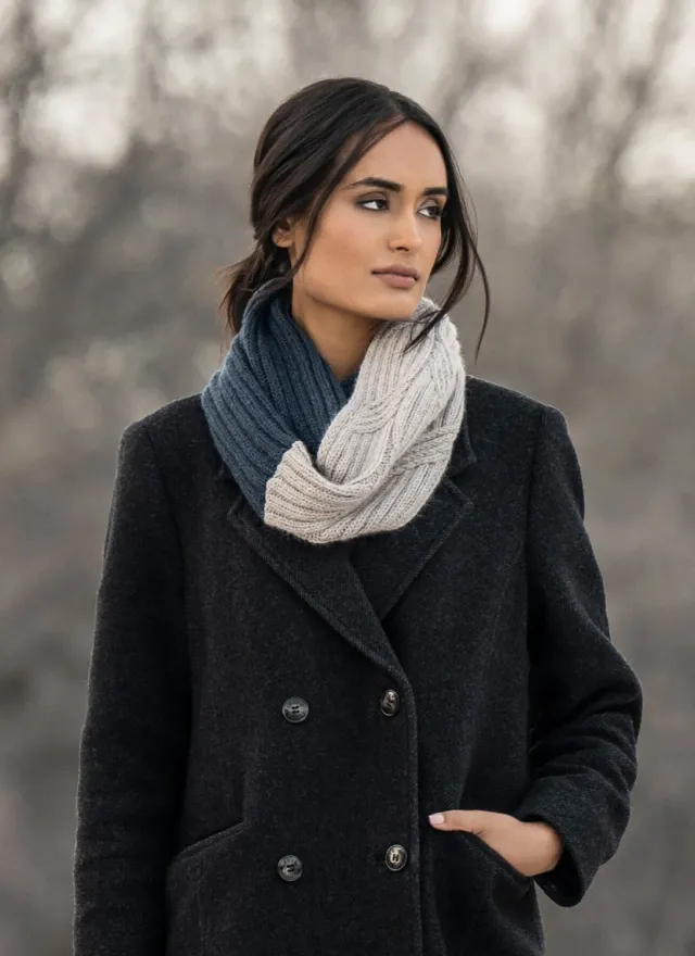Blue Sky Fibers Classic Galaxy Cowl Loop Strickanleitung 202425 warm