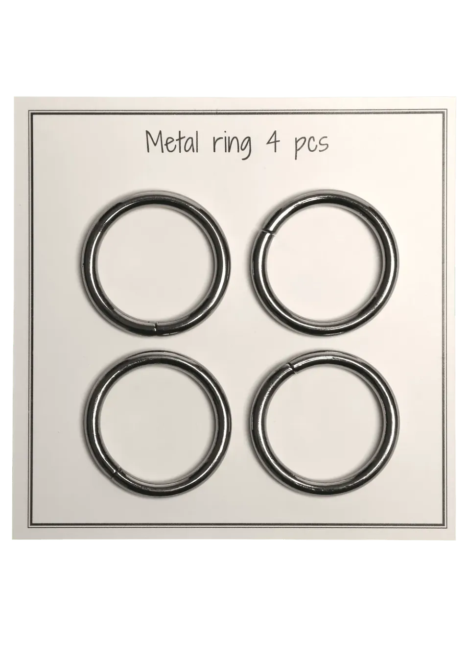 Go Handmade O-Ring Taschenringe 28 mm 4 Stück