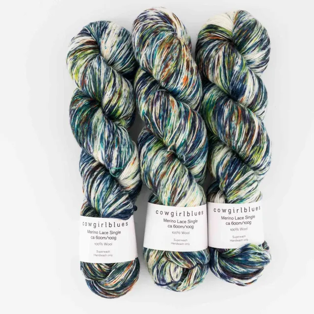 Cowgirlblues Merino Lace 9 to 5 Lacewolle multicolor