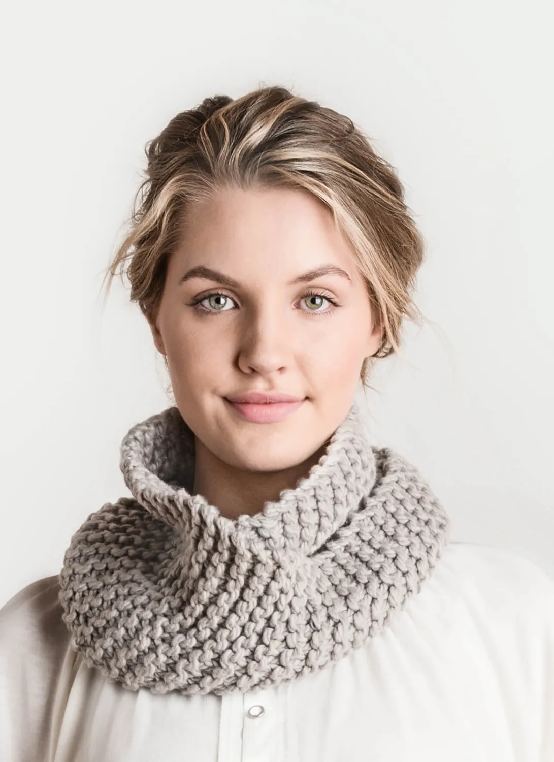 Blue Sky Fibers Classic Crystal Cowl Strickanleitung Anfänger