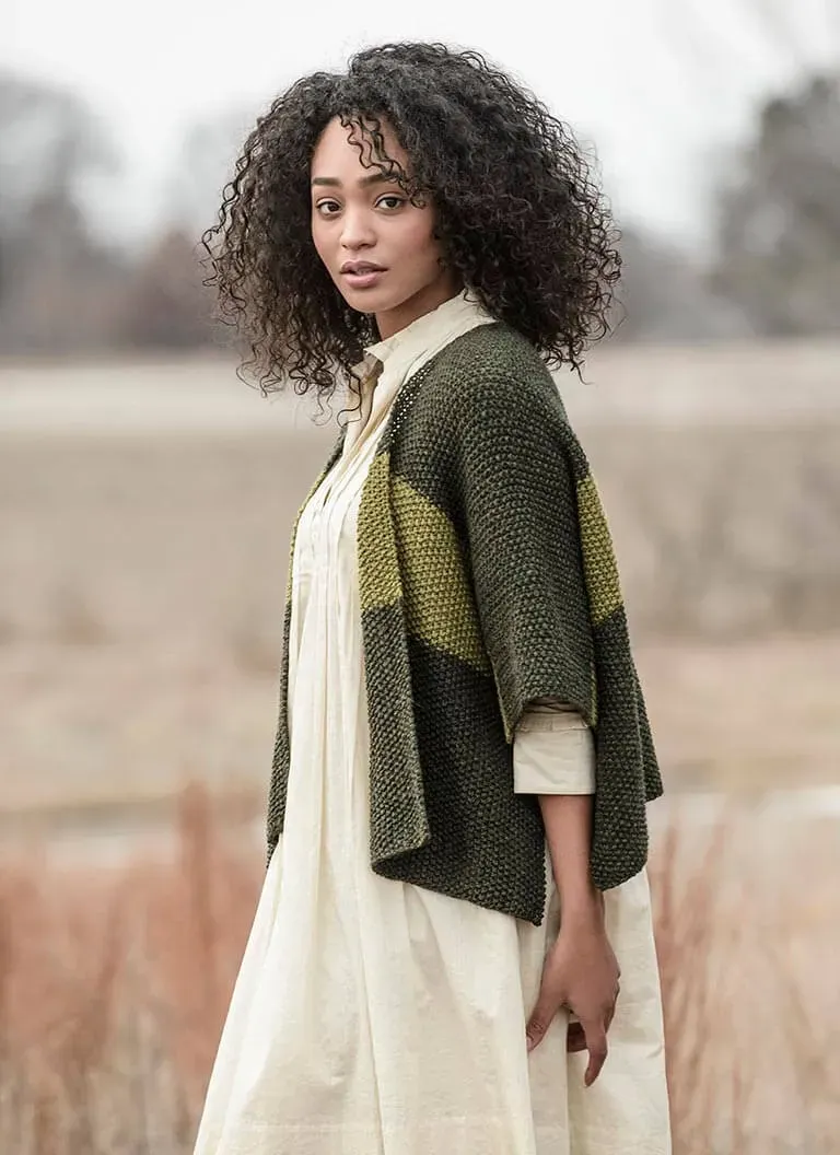 Blue Sky Fibers Janesville Jacket Strickanleitung Woolstok