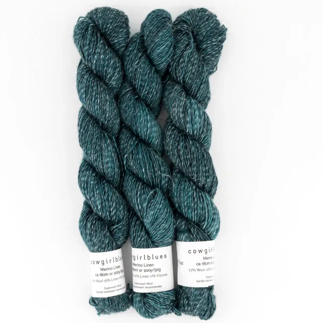 Cowgirlblues Merino Linen High Tide Garn 50g meliert