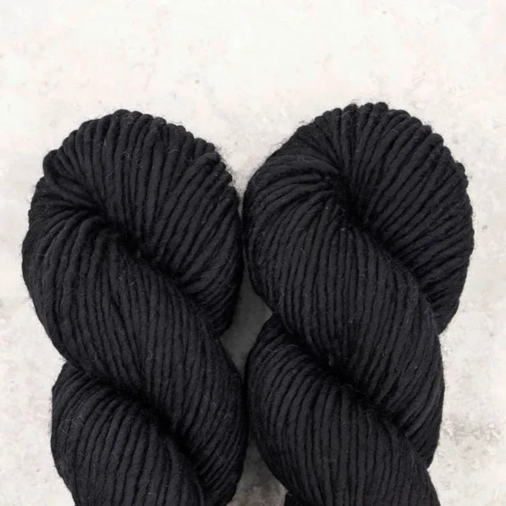 Madelinetosh Biggie Onyx Garn Super Bulky Merino