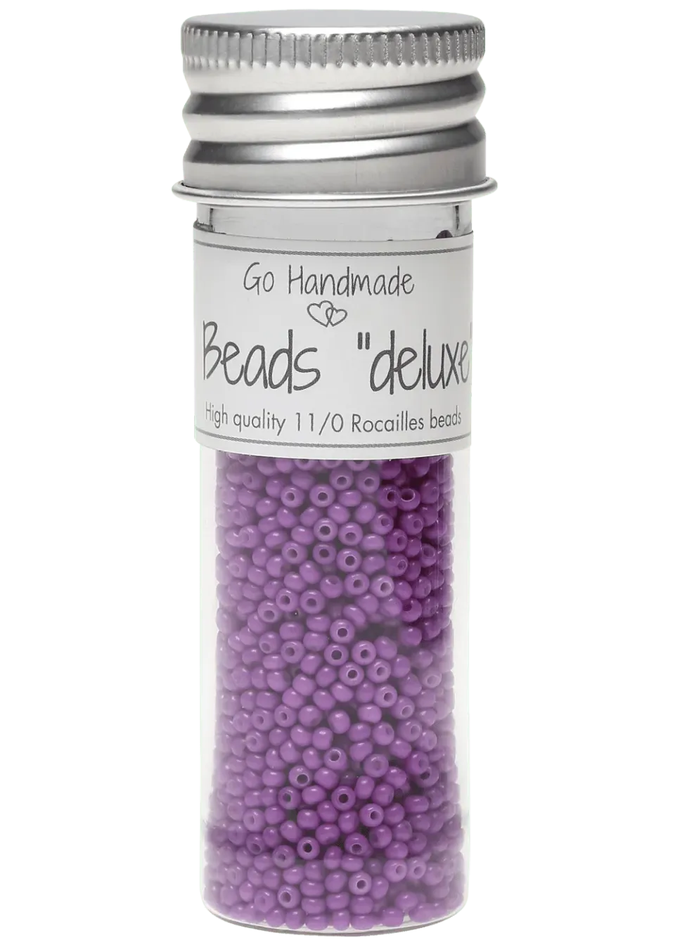 Go Handmade Glasperlen Purple 30g 2,2mm Armband