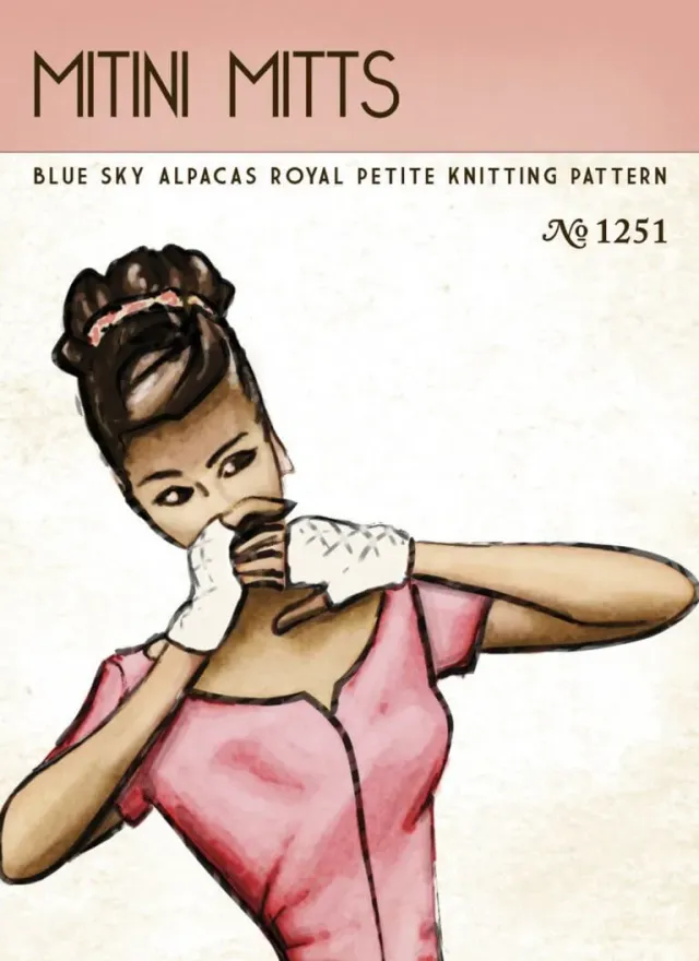 Blue Sky Fibers Classic Series Mitini Mitts Strickanleitung Stulpen