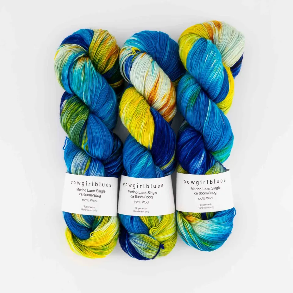 Cowgirlblues Merino Lace Tracy Chapman Lacegarn Neonmix