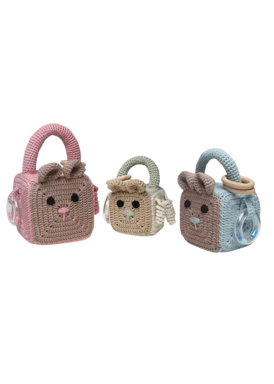Go Handmade Aktivitätswürfel Teddy Häkelanleitung 3 Größen