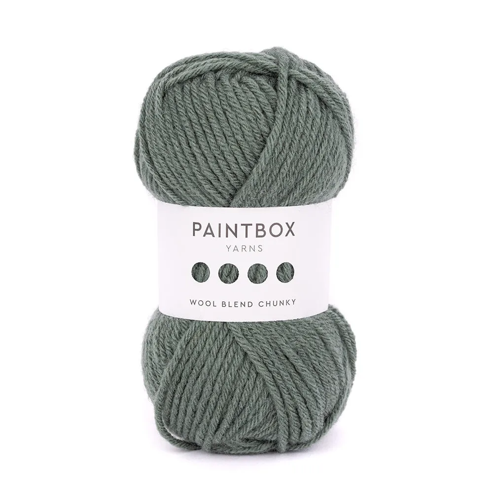 Paintbox Yarns Wool Blend Chunky Wolle Paper White Wollmix