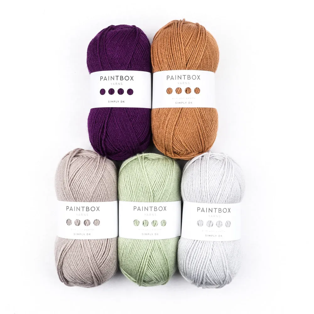 Paintbox Yarns Simply DK 5 Ball Colour Pack Wolle 5x100g Fall