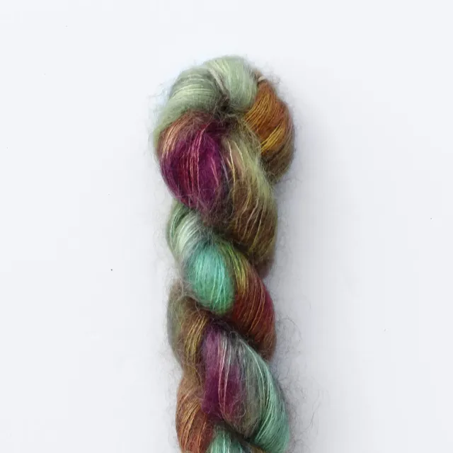 Madelinetosh Tosh Silk Cloud Fire Opal Lace Garn Mohair