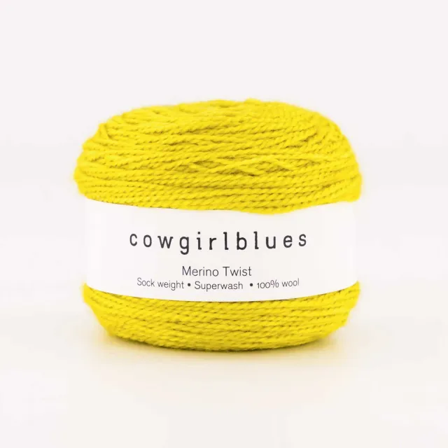 Cowgirlblues Merino Twist Karoo Gold Wolle 50g handgefärbt