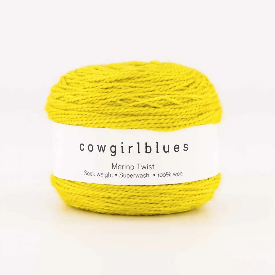 Cowgirlblues Merino Twist Karoo Gold Wolle 50g handgefärbt