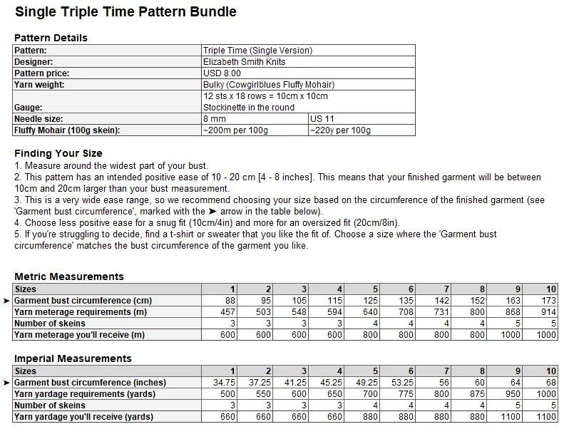 Cowgirlblues Triple Time Sweater Strickset Pullover
