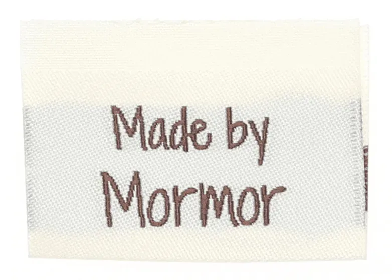 Go Handmade Made by Mormor Weblabel 10 Stk. doppelseitig