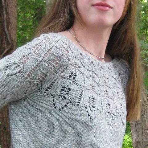 Madelinetosh Nouchali Strickanleitung Pullover PDF