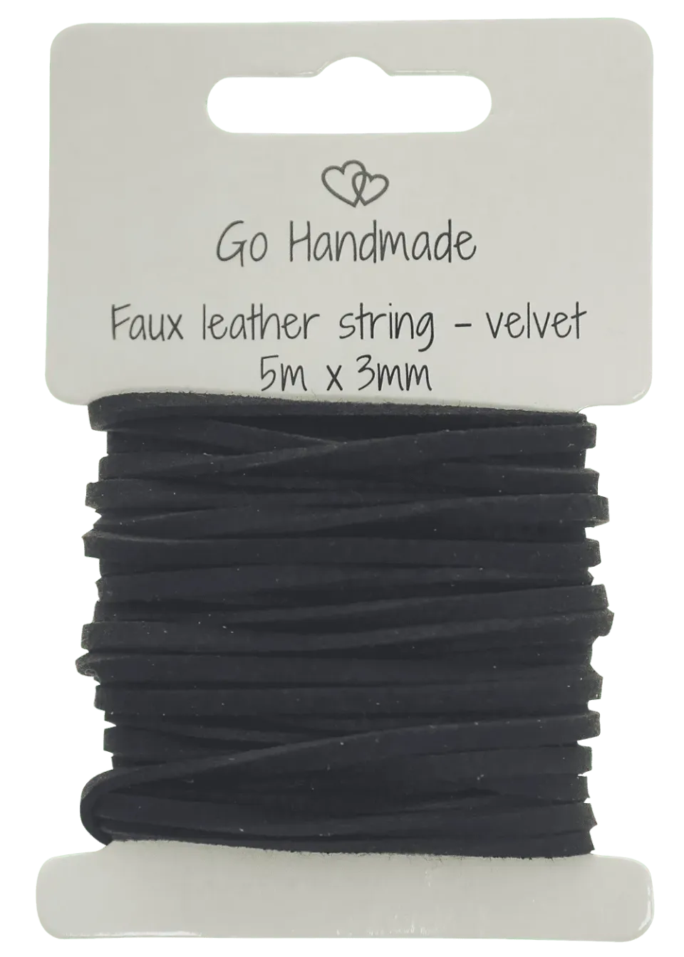 Go Handmade Wildlederschnur 5 m x 3 mm Lederschnur
