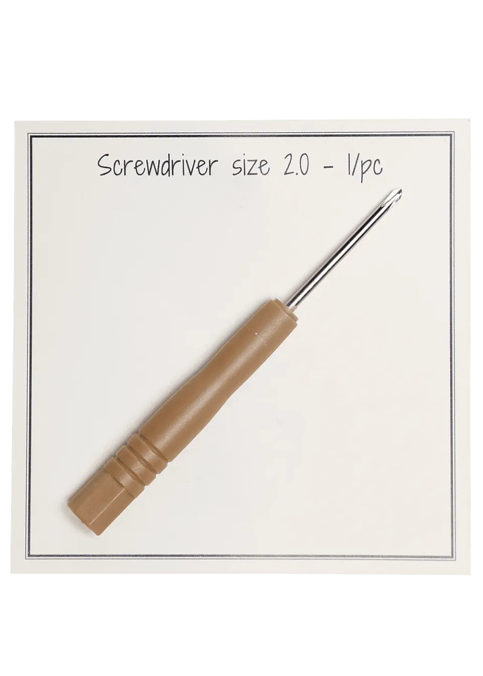 Go Handmade Schraubendreher 2.0 Werkzeug braun 1 Stück