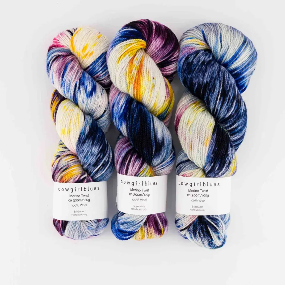 Cowgirlblues Merino Twist Wolle Tina Turner handgefärbt