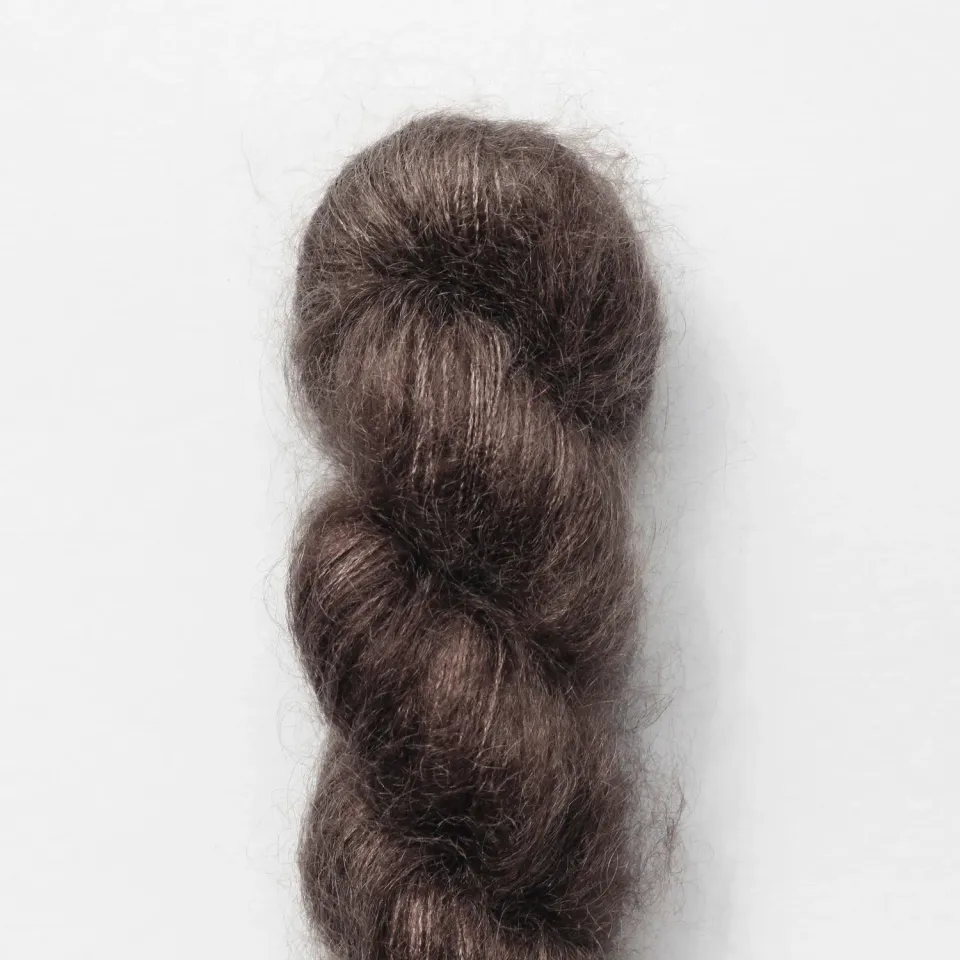 Madelinetosh Tosh Silk Cloud Pecan Hull Lacemohair