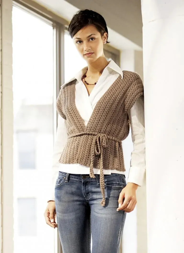 Blue Sky Fibers Cap Sleeve Wrap Häkelanleitung Tuch Download