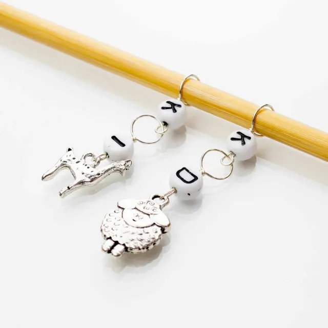 Madelinetosh Sheep & Llama Maschenmarkierer Set Small