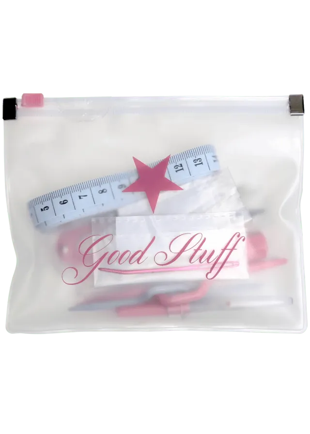 Go Handmade Good Stuff Nähset 9-teilig Pink Zipper