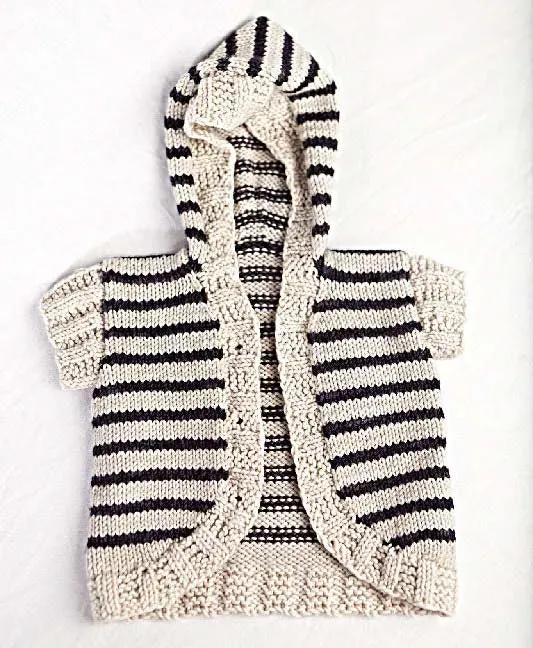 Madelinetosh Little Storyteller Hoodie Strickanleitung PDF Baby