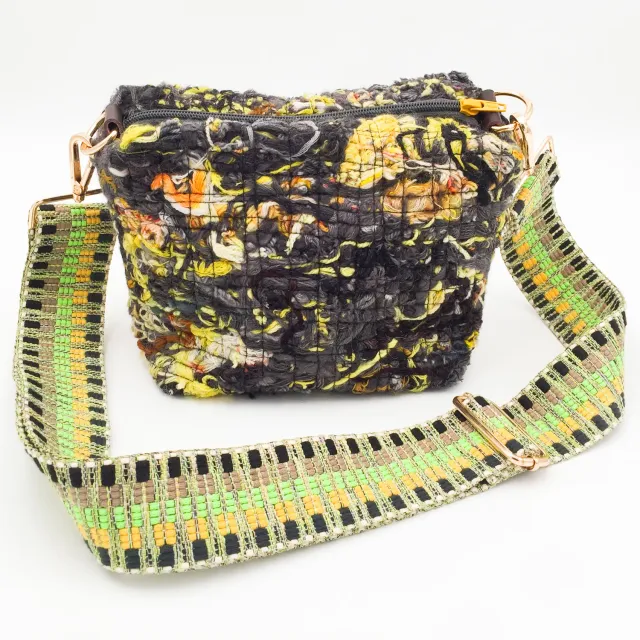 Cowgirlblues Scrappy Lemon Charcoal Umhängetasche verstellbar