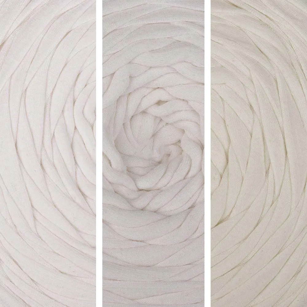 Paintbox Yarns Recycled T-Shirt Textilgarn 800g White Shades
