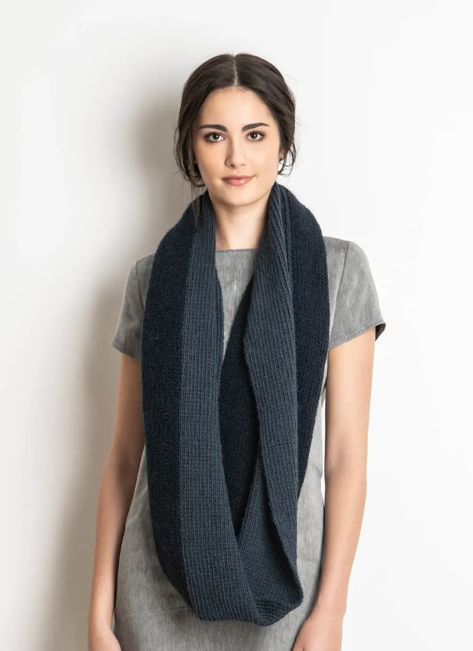 Blue Sky Fibers Classic Harris Wrap Strickanleitung 2 Garne