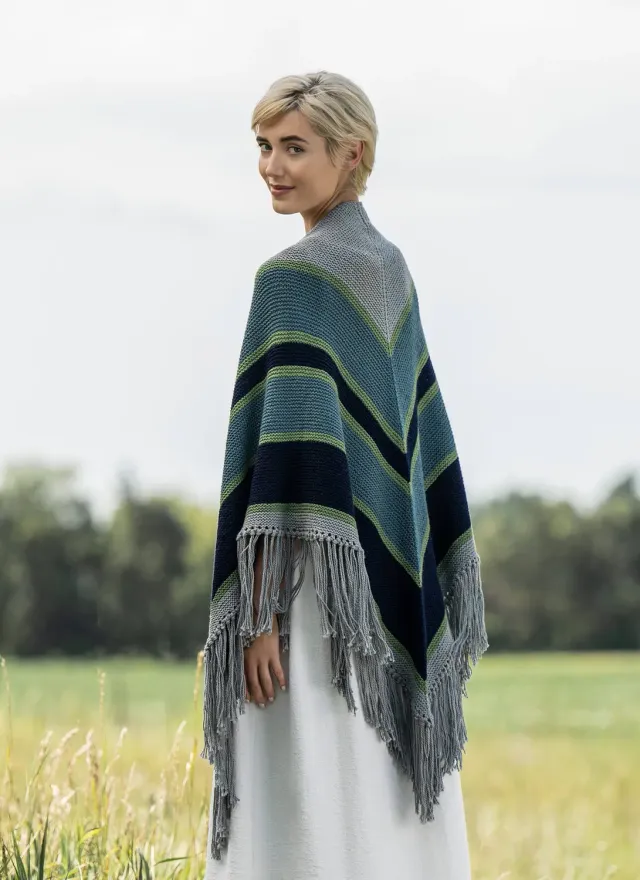 Blue Sky Fibers Classic Morgan Hill Shawl 202411 Strickanleitung