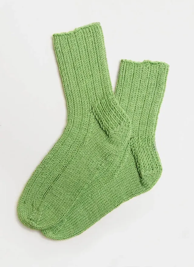 Blue Sky Fibers Ribbed Socks Kids Strickanleitung Socken
