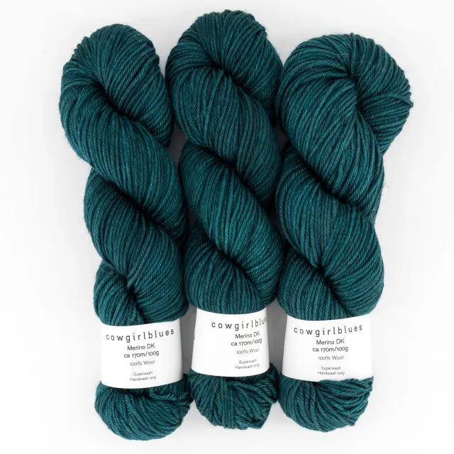 Cowgirlblues Merino DK Wolle High Tide handgefärbt