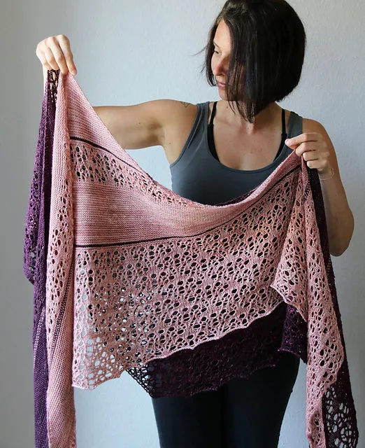 Madelinetosh Together Apart Anleitung PDF Tuch