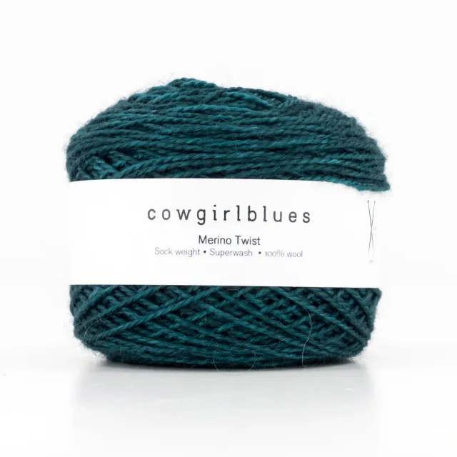 Cowgirlblues Merino Twist Wolle 50g High Tide petrol