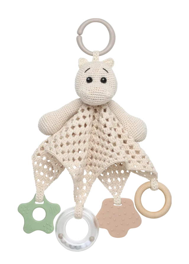 Go Handmade Flusspferd Greifling Anleitung 22x22 cm