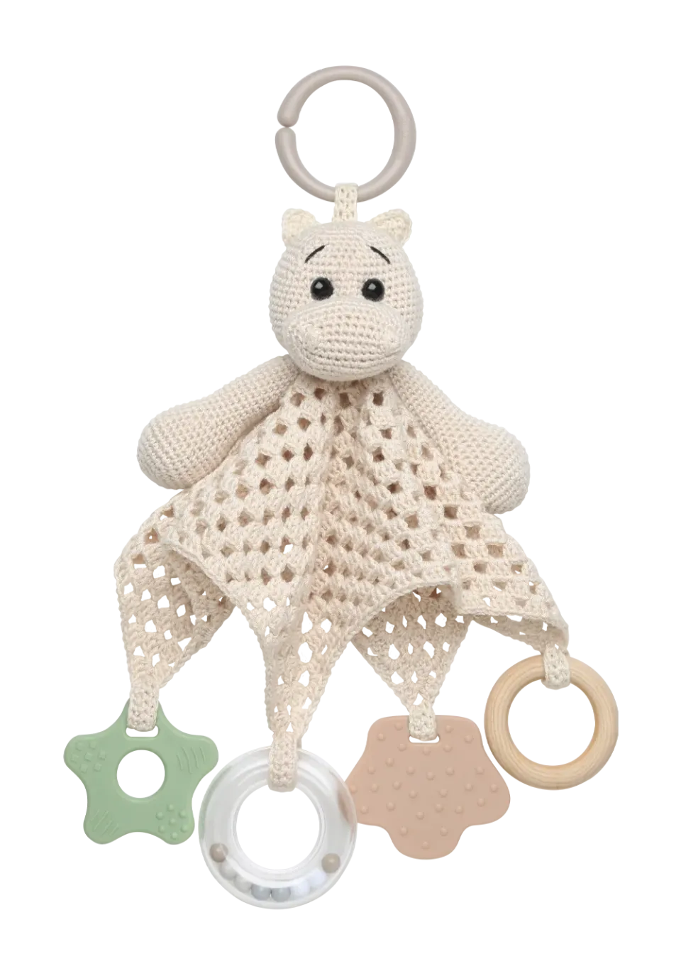 Go Handmade Flusspferd Greifling Anleitung 22x22 cm