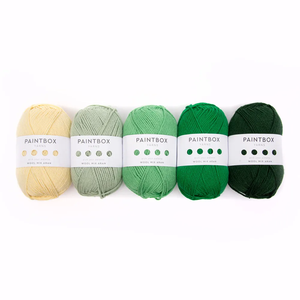 Paintbox Yarns Wool Mix Aran Wolle 5 Knäuel Wollmix