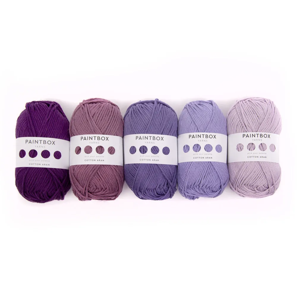 Paintbox Yarns Cotton Aran Garn Ombre 5x50g Verlauf