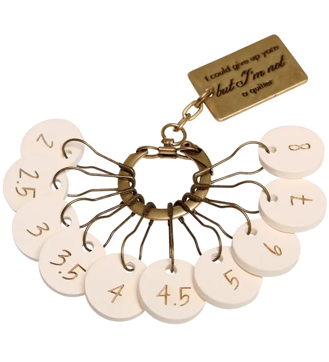 Go Handmade Stitch Marker Maschenmarkierer Holz Zahlen 10er Set