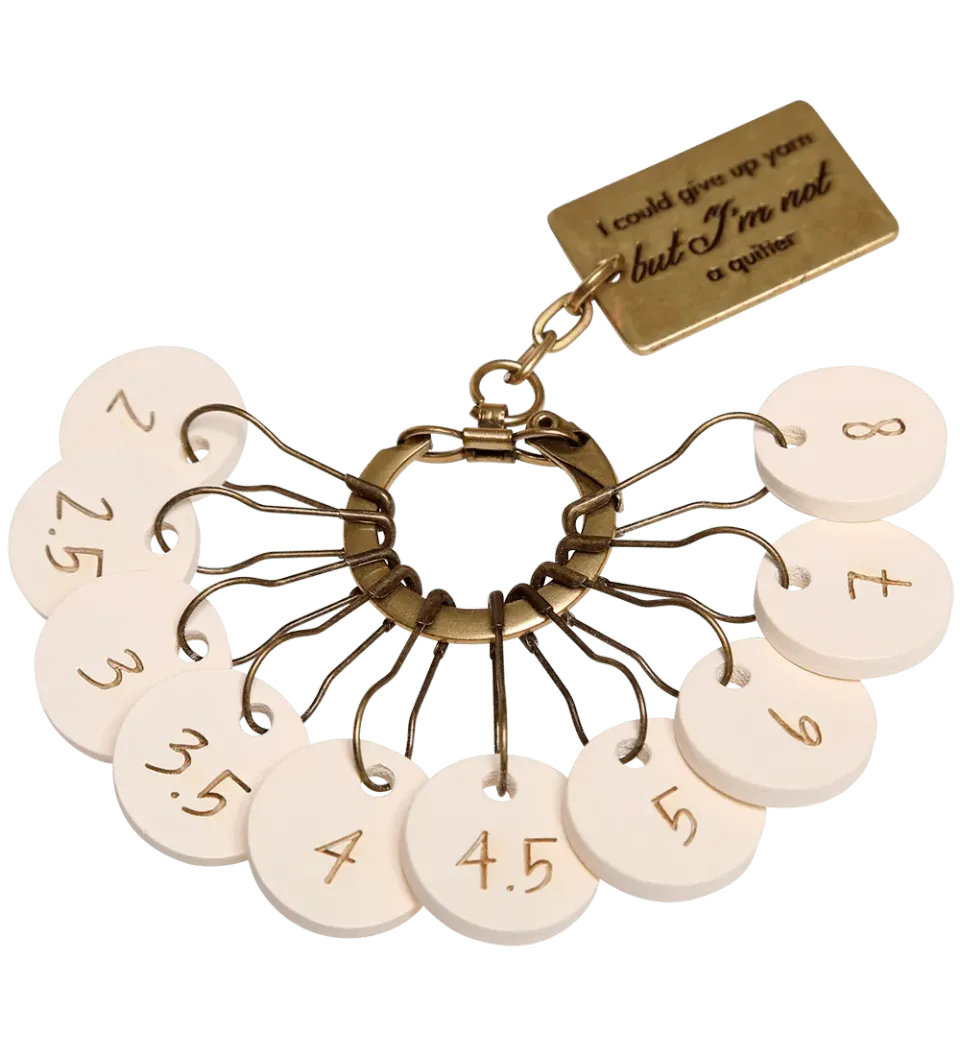 Go Handmade Maschenmarkierer Holz Zahlen 10er-Set